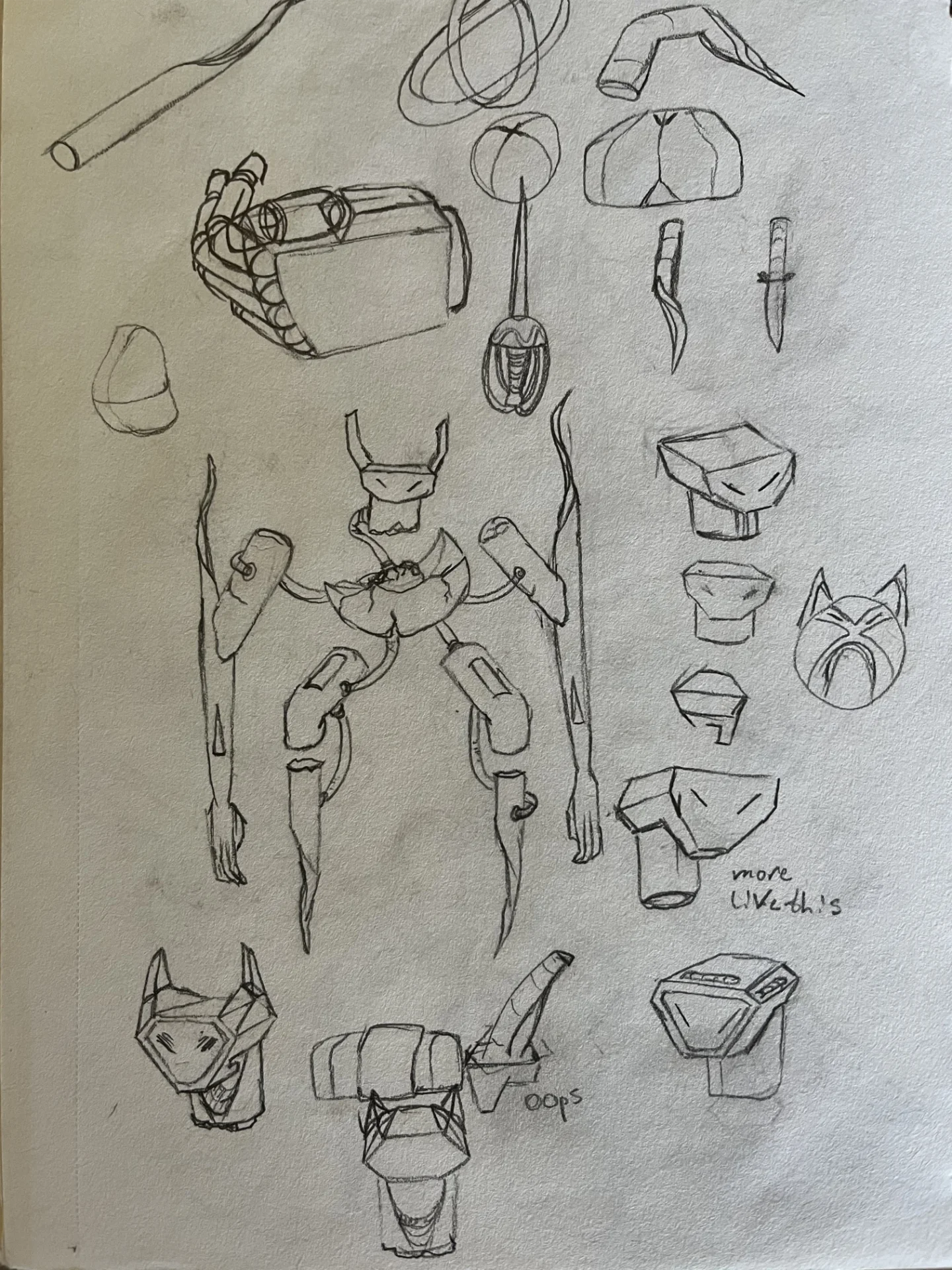 Character concept studies